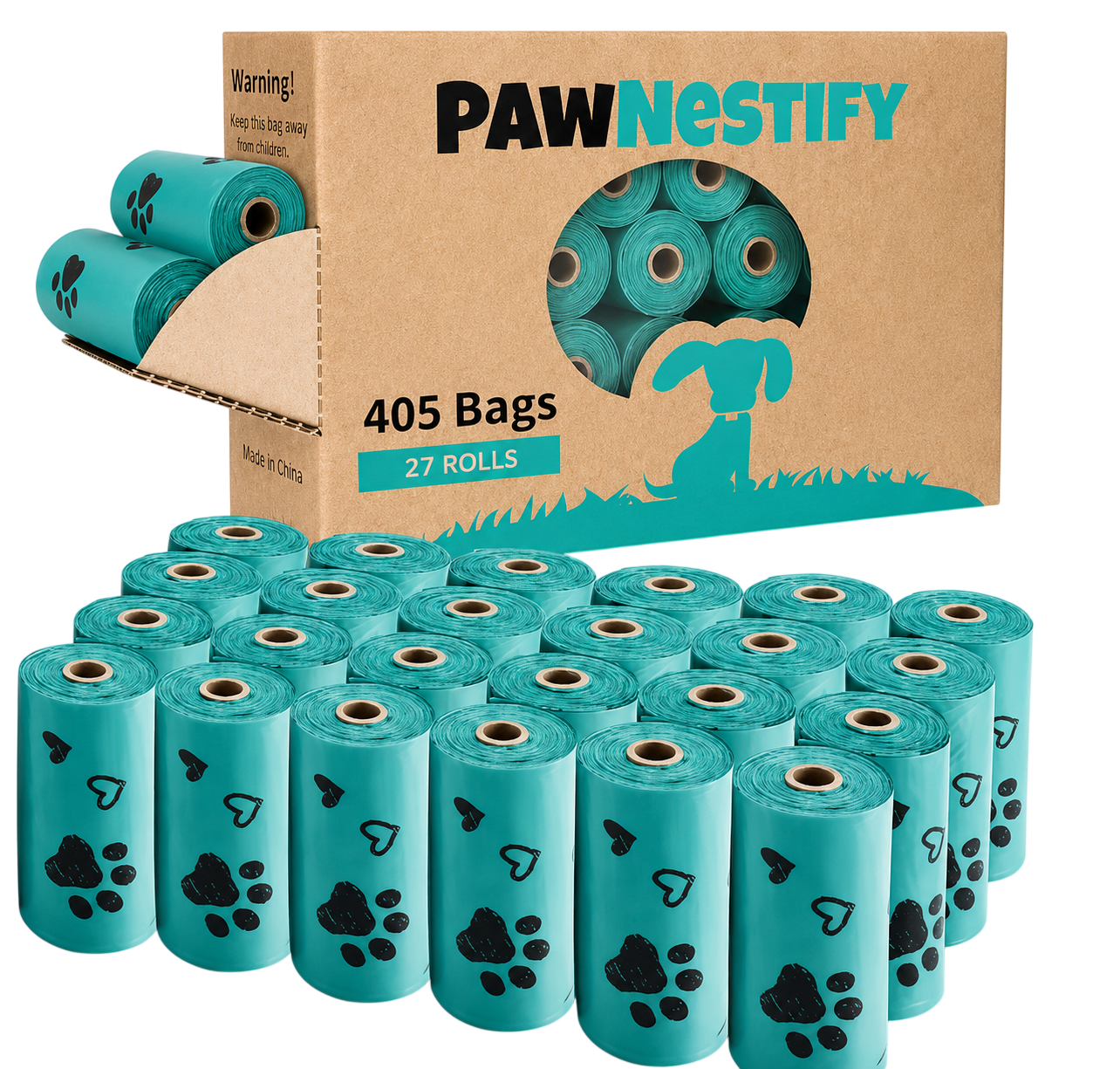 x150 Disposable Pet Poop Bags ($0.6 per Roll)